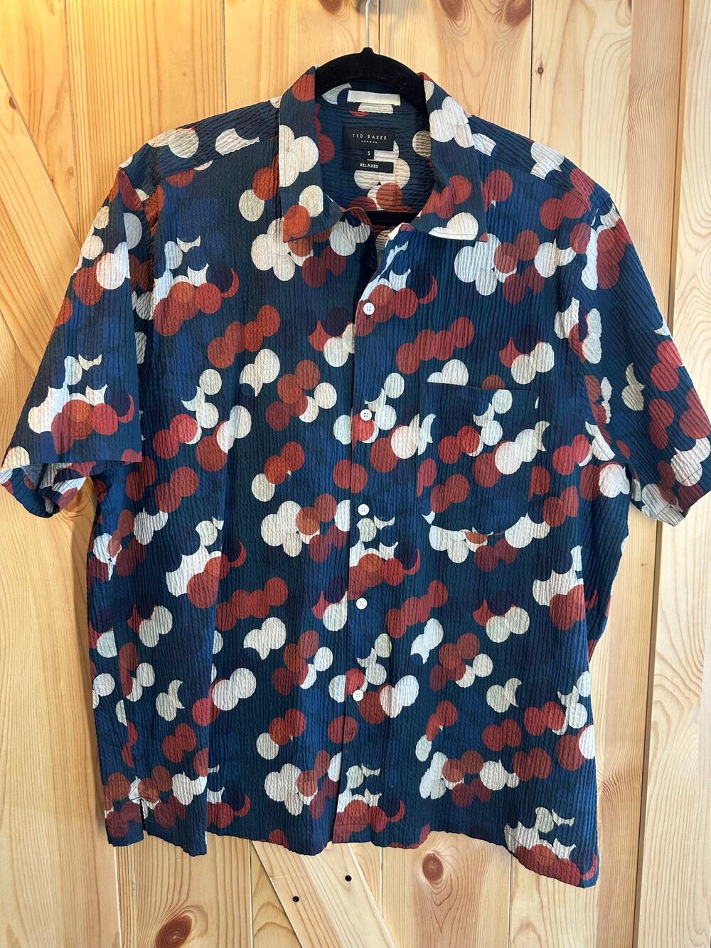 Ted Baker Goyt Relaxed Fit Short Sleeve Shirt - Size 5